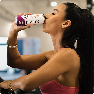 Prox protein drink at the gym